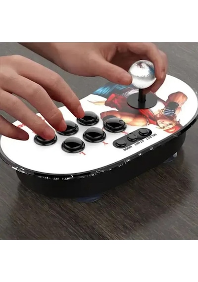 Leons Joystic Led Işıklı Oyun Konsolu Kablolu Hd Mini Konsol Kristal Topuz Game Console