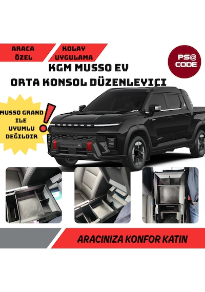 Ssangyong Kgm Musso Ev Orta Konsol Düzenleyici-organizer