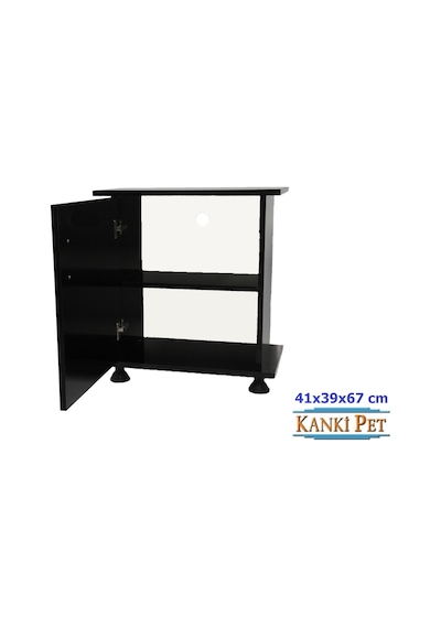 Kanki Pet 41 CM Flex İthal Akvaryum Mdf Sehpası Siyah 41 x 39 x 67 CM