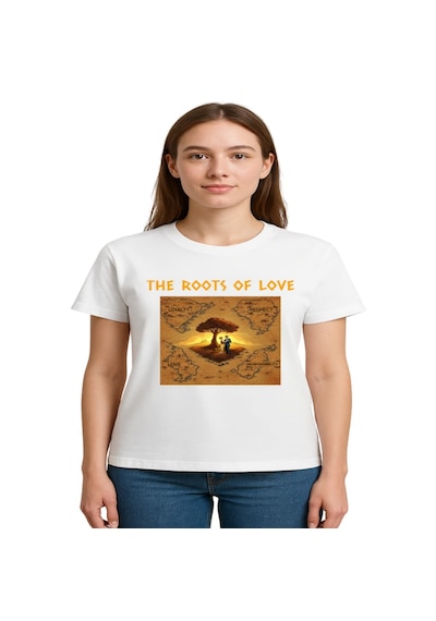Dreamotto The Roots Of Love T-shirt Beyaz