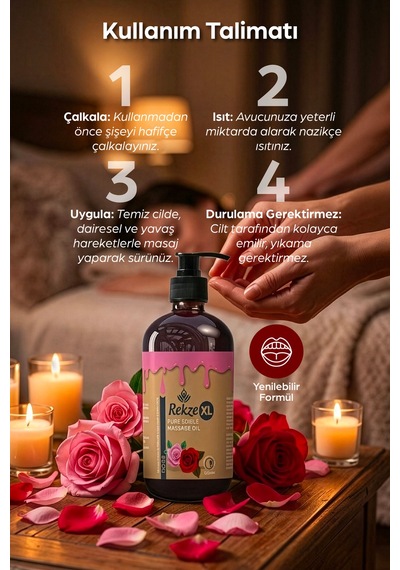 "3 Lü Büyük Boy 250 Ml Erotik Aromalı Masaj Yağı Vücut Bakım Ve Aromaterapi Etkili" - 581486496