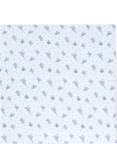 Gezenbebe Hero Müslin Bebek Battaniye 120x120 Mavi