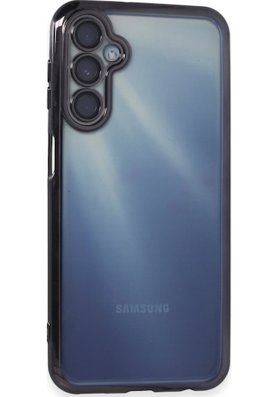 Samsung Galaxy A35 5g Uyumlu Kılıf Lensli Silikon - Mor