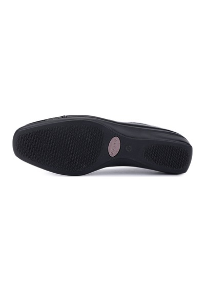 Relax Anatomic Kadın Hakiki Deri Siyah Comfort Ayakkabı 611 E2254 Bn Ayk Y19 Vernıce Black/leather Black Siyah