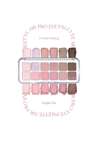 Clio Pro Eye Palette Air 04 Pink Pairing
