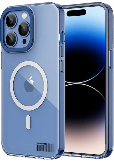 Apple Uyumlu iPhone 14 Pro Kılıf Magsafe Şarj Özellikli Youngkit Coloured Glaze Serisi Kapak