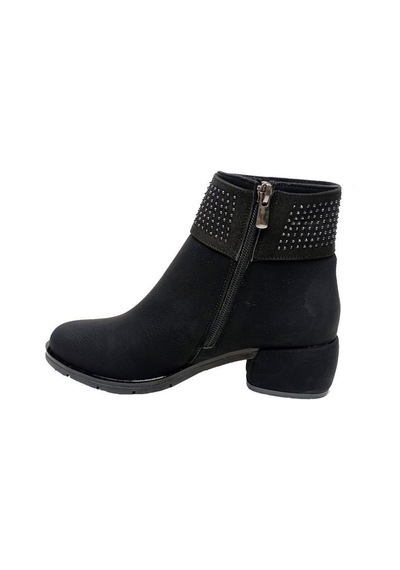 Erbay 512 Yağlı Deri Trend Fashion Kadın Bot Siyah
