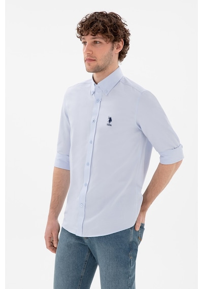 U.S. Polo Assn. Us. Polo Assn. Erkek Gömlek 50298009-vr003 Mavi