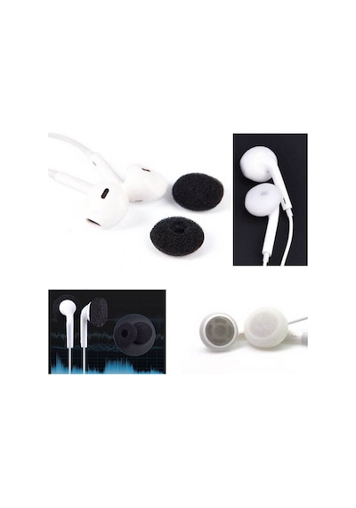 Kulaklık Süngeri, Kulaklık Yastığı 24 Adet (18 Mm) - Siyah