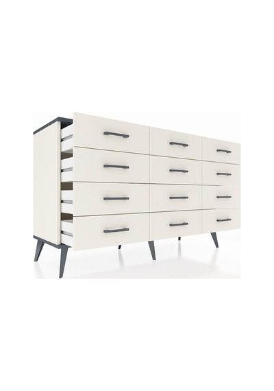 Kronos Konsol 12 Çekmeceli 132x59x83 Aytaşı-antrasit/aytaşı Antrasit/aytaşı Kronos Konsol 12 Çekmeceli 132x59x83 Aytaşı-antrasit/aytaşı Antrasit/aytaşı