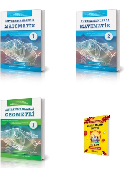 2024 Antrenmanlarla Matematik 1 - Antrenmanlarla Matematik 2 - Antrenmanlarla Geometri 1
