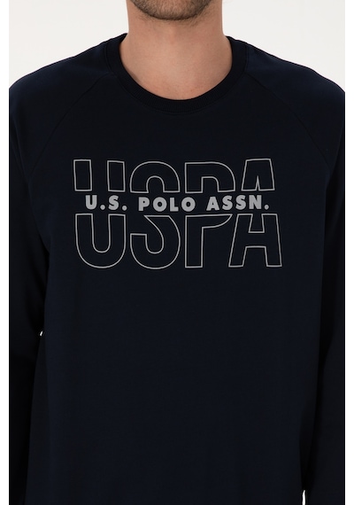 U.s. Polo Assn. Erkek Lacivert Pijama Takım 50318606-vr033 Lacivert