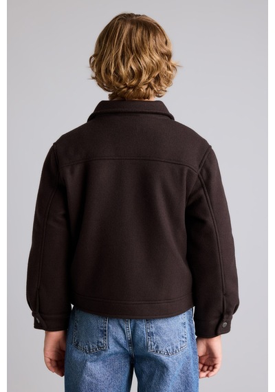 Defacto Polo Yaka Tafta Mont Erkek Çocuk H0439a826aubn115 Kahve-bn115