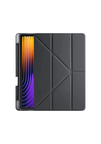 Newface - 60 - Xiaomi Pad 7 Pro Kılıf Kalemlikli Mars Tablet Kılıfı - Csmo-tex - - Siyah
