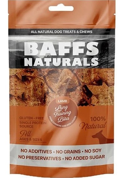 Baffs Naturals Kuzu Ciğer Köpek Eğitim Ödül Maması 100 G