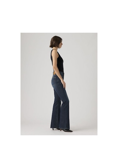 Levi's 726 High Rise Flare Kadın Jean Pantolon-16583 Dark İndigo - Worn İn