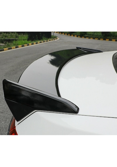Toyota Corolla Uyumlu 2014-2018 Spoıler-Trd Genıs Kenar Pıano   Black