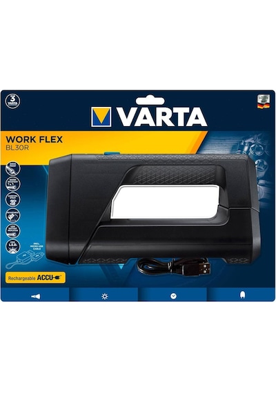 Varta 18684 Work Flex El Feneri Siyah