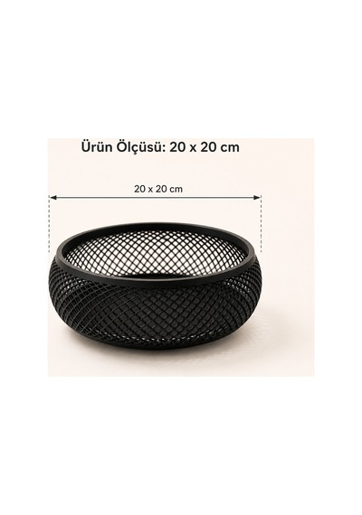 Ajur Dekoratif Sepet 3d Baskı Modern Meyve Sepeti & Masaüstü Organizer