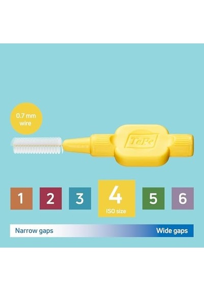X-soft 0.7 Mm - Sarı Diş Arayüz Fırçası 1x 6 Adet