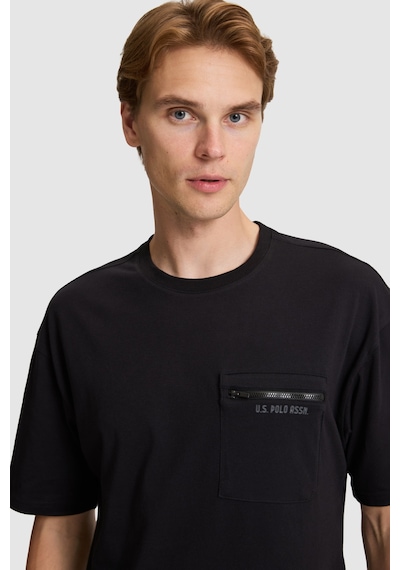 U.s. Polo Assn. Erkek Siyah Tişört 50326949-vr046