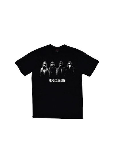 Stoned&Fame Gorgoroth Baskılı T-shirt SIYAH