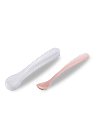 Mamajoo Eğitici Bardak 270 Ml & İkili Beslenme Kaşığı/powder Pink Açık Pembe