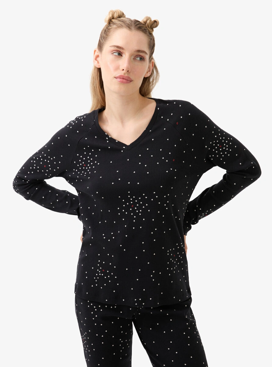 Blackspade Kadın Pijama Takımı 51944 - Baskılı Desenli