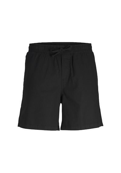 Jack & Jones Erkek Keten Karisimli Jogger Sort - Jaiden 12248629 Black Vizon