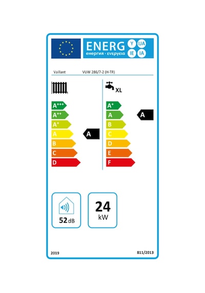 Vaillant ecoTEC 286/7-2 Pure 24/28 Kw 20.000K Tam Yoğuşmalı Kombi