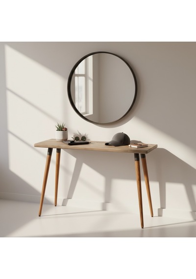 Mobenta Basic Entry: Modern Masif Dresuar, Antre Konsolu - 110x35 Al Altın