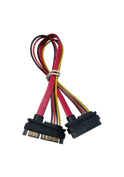 Alfais Al-4617 Sata Power Uzatma Kablosu 15+7 Pin Erkek - Dişi , Siyah Sku: Zeus8690010145109