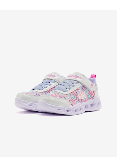 Skechers Heart Lıghts Büyük Kız Çocuk Beyaz Işıklı Spor Ayakkabı 303257l Wmlt Beyaz
