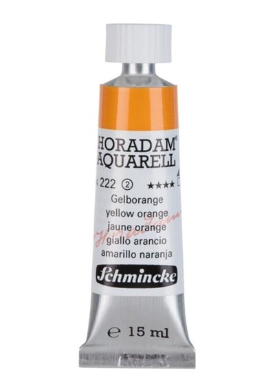 Schmincke : Horadam Aquarell Artist Sulu Boya : 15 Ml Tüp : Seri 2 222 Yellow Orange