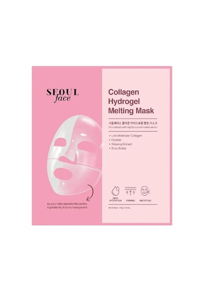 Dermal Korea Seoul Face Kolajen Hidrojel Eriyen Maske 34 Gr