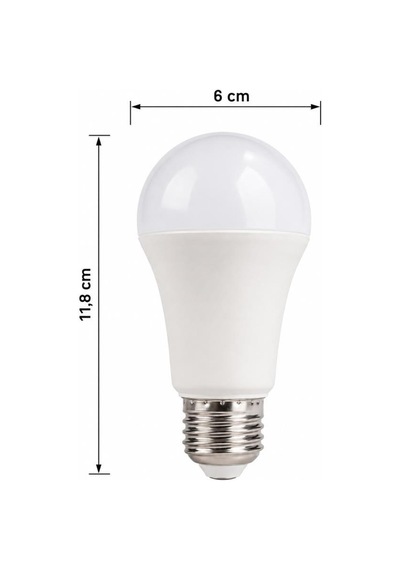 Rutter Rt-1030 E27 15w Led Ampul 6500k Beyaz Işık Yüksek Lümen Güçlü Aydınlatma Uzun Ömürlü Yüksek Verimli Lamba