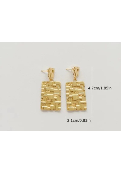 Paslanmaz Çelik Küpe Altın Sarısı Gold