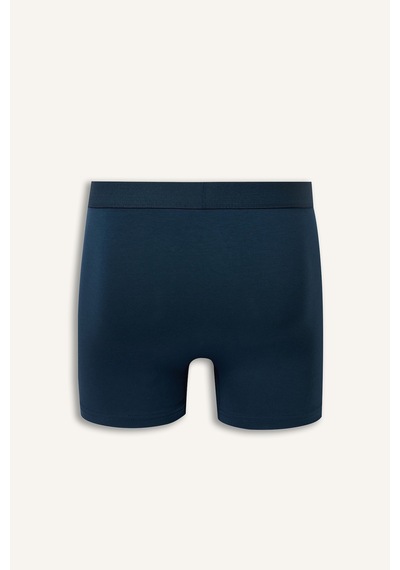 Defacto Regular Fit Beli Lastikli 3lü Boxer I1770ax26aunv165 Lacivert-nv165