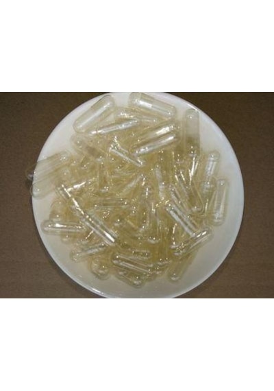 Flore Shop Boş Kapsülü 0'' Küçük Boy 600 MG Şeffaf Bitkisel Jelatin 50