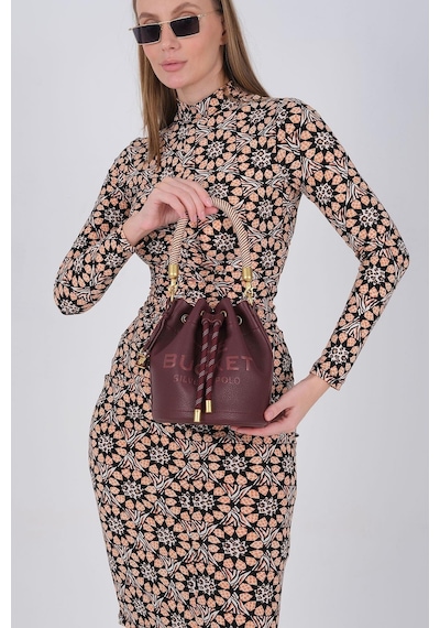 Silver Polo Sp1248 Kadın Omuz Çantası Mini Rolax Bordo-bordo