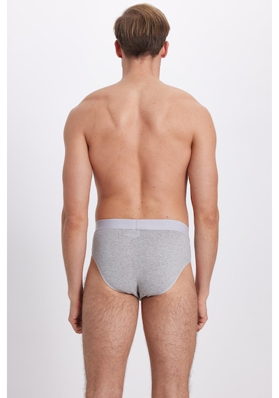 Tudors Erkek 6'lı Paket Likralı Pamuklu Gri Slip Külot-41738 Gri