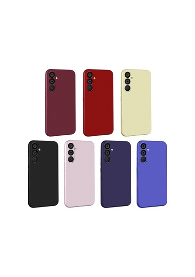 Samsung Galaxy Uyumlu A54 Kılıf Zore Esnek Mat Premier Silikon Kapak