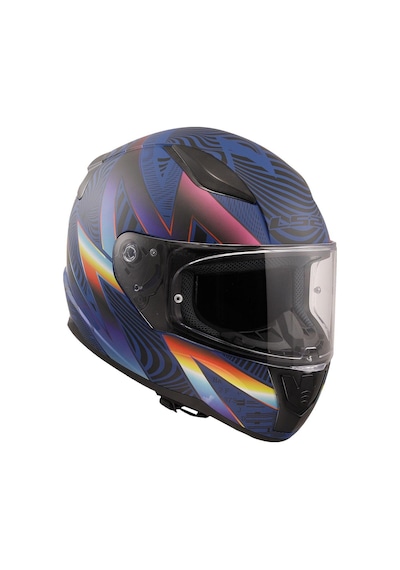 Ls2 Rapid 2 Optik Kapalı Motosiklet Kaskı Mavi - Mor
