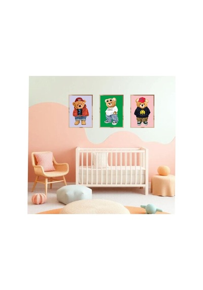 Poster 3 Lü Set Ahşap Çerçeveli Çocuk Odası Tablo Poster Çerçeveli Çok Renkli - 812300910 Çok Renkli Poster 3 Lü Set Ahşap Çerçeveli Çocuk Odası Tablo Poster Çerçeveli Çok Renkli - 812300910 Çok Renkli