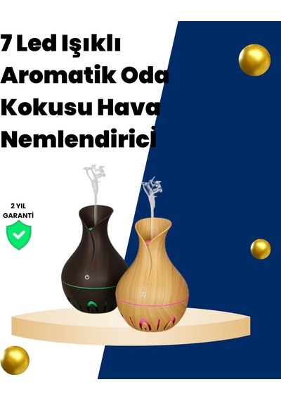 Northcity Usb Şarjlı 7 Renk Led Işıklı Sessiz Mini Hava Nemlendirici - Ultra Sessiz Ve Aromaterapi