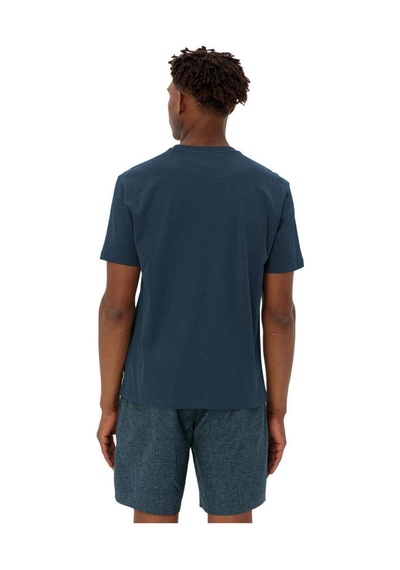 Vaude Cyclist V Bisiklet Yaka Erkek T-shirt 42125 Dark Sea/blue