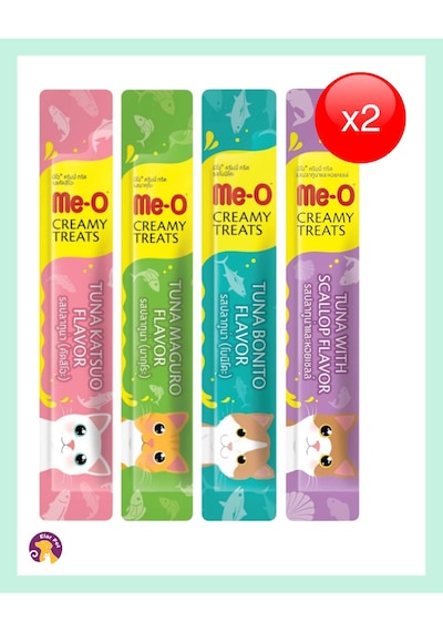 Me-o Tuna Mix Kedi Ödül Maması 8 Li Karışık Paket 8x15 Gr