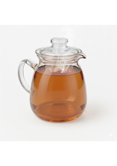 Isıya Dayanıklı Borosilikat Cam Demlik 600 Ml Şeffaf Çaydanlık, Filtreli Bitki Çayı Ve Kahve Demleme Sürahi Diğer