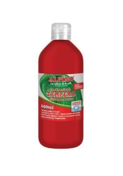 Alpino Sulu Boya Tempera Kırmızı 500 Ml Sulu Boya