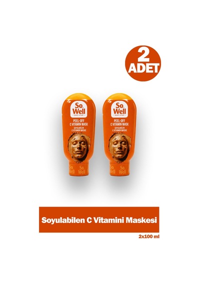 So Well C Vitamin Mask Soyulabilen Maske 100 Ml 2 Adet